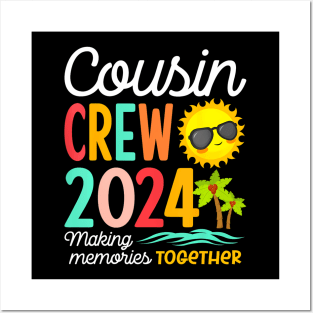 Cousin Crew 2024 Summer Vacation Beach Family Trip Posters and Art